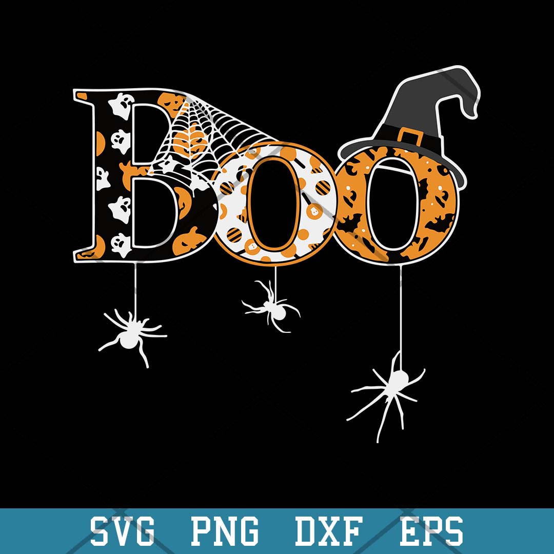 Boo Halloween Svg, Halloween Svg-Svgfilesforcricut