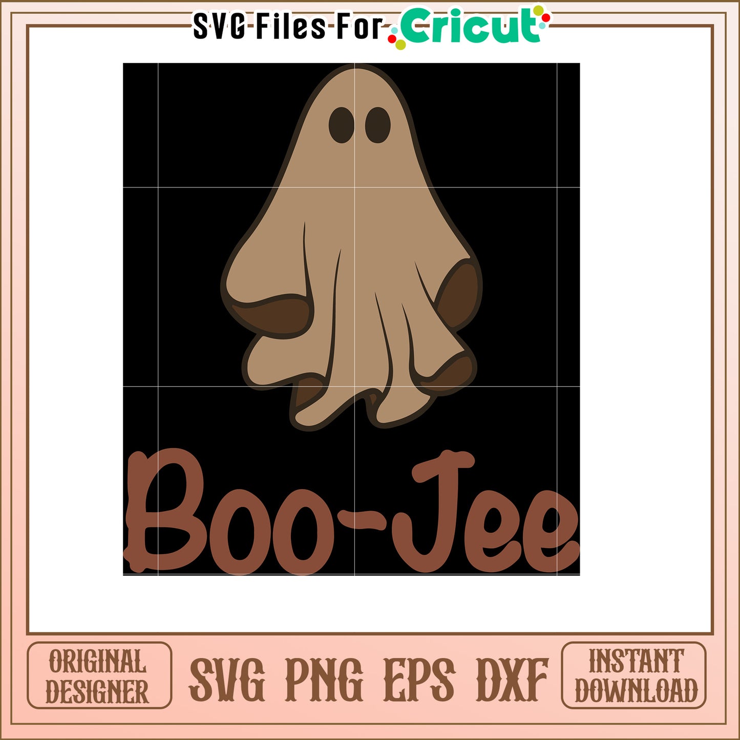 Boo Jee Ghost SVG Design