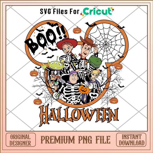Boo Toy Story Characters Halloween png, Toy story character png, digital download