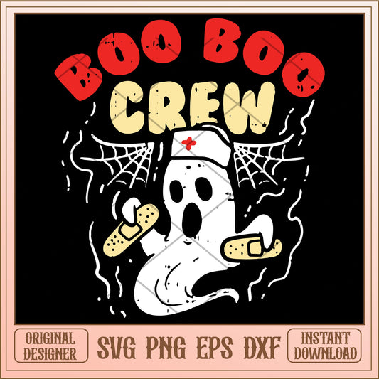 Boo boo crew dressing svg, halloween characters svg, digital download