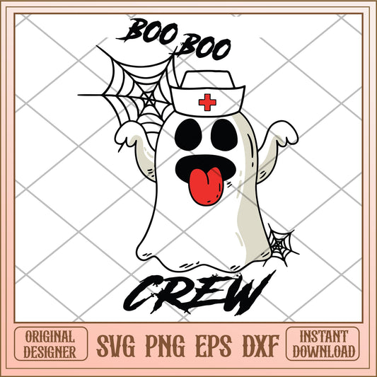 Boo boo crew ghost svg, halloween characters svg, digital download