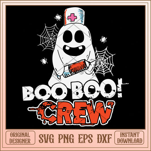 Boo boo crew injection halloween svg, halloween characters svg, digital download
