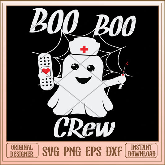 Boo boo crew love svg, halloween characters svg, digital download