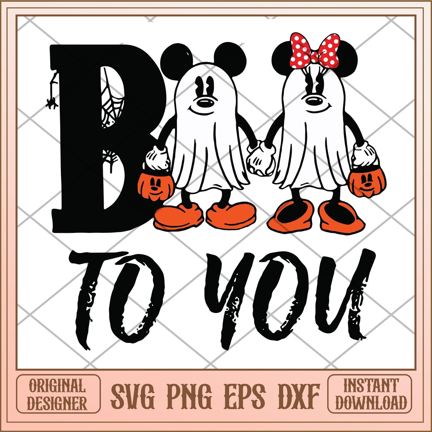 Boo boo to you mickey minnie svg, halloween characters svg, digital download