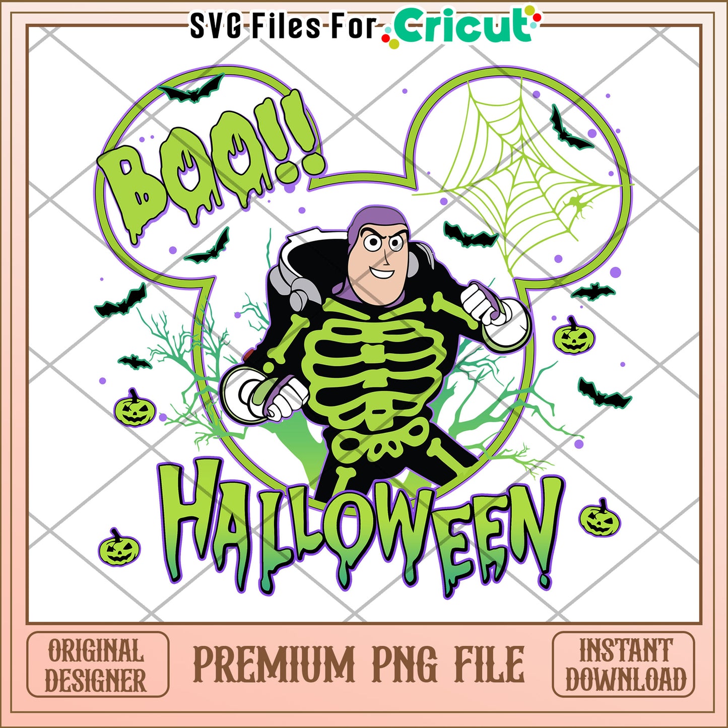 Boo buzz halloween png, halloween​ cartoons png, halloween decor png