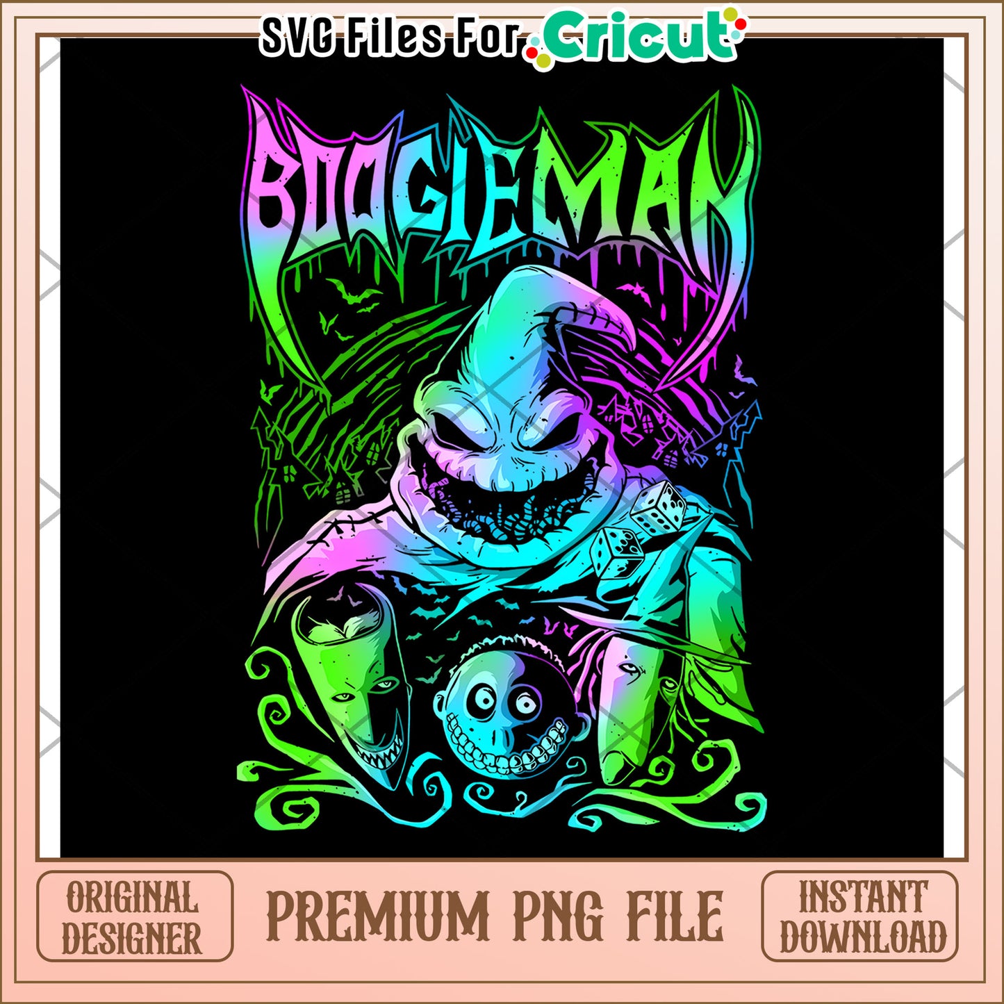 Boogie man neon design png, halloween costumes​ png, halloween candy png