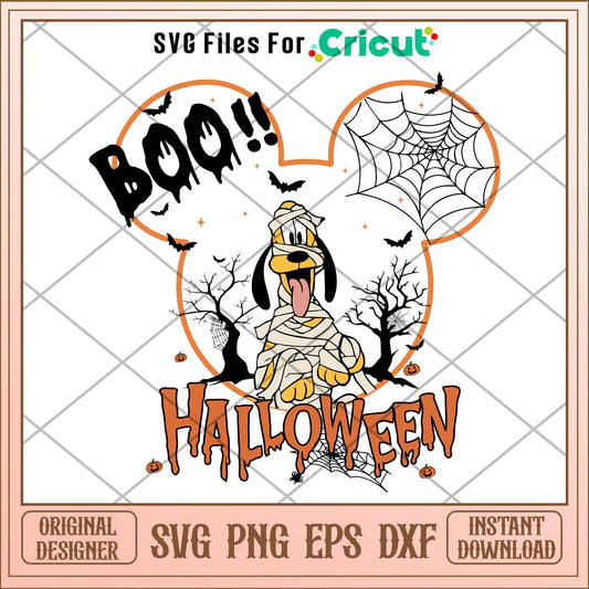 Boo pluto  mummy  Halloween svg, Disney characters svg, Digital Download