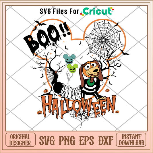 Boo slinky Skeleton Halloween svg, Toy story  characters svg, Digital Download