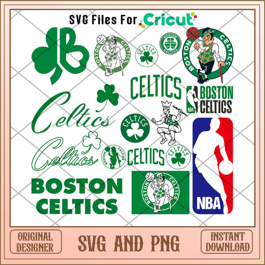 Boston Celtics svg, Boston Celtics basketball svg bundle, NBA svg