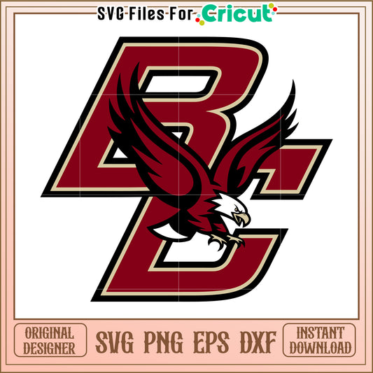 Boston College SVG File for Cricut, Instant Download in Multiple Formats