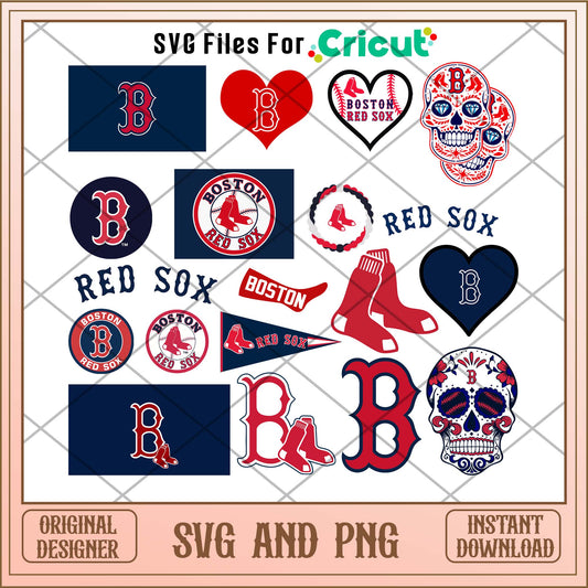 Boston Redsox svg, Boston Redsox svg bundle, MLB svg