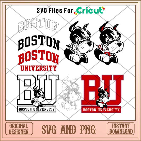 Boston University Terriers team sports svg bundle, Sport svg - Svgfileforcricut 