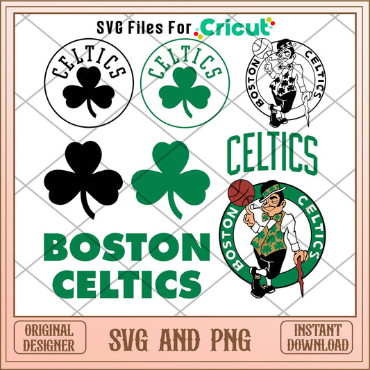 Boston Celtics logo svg, Boston Celtics basketball svg bundle, NBA svg