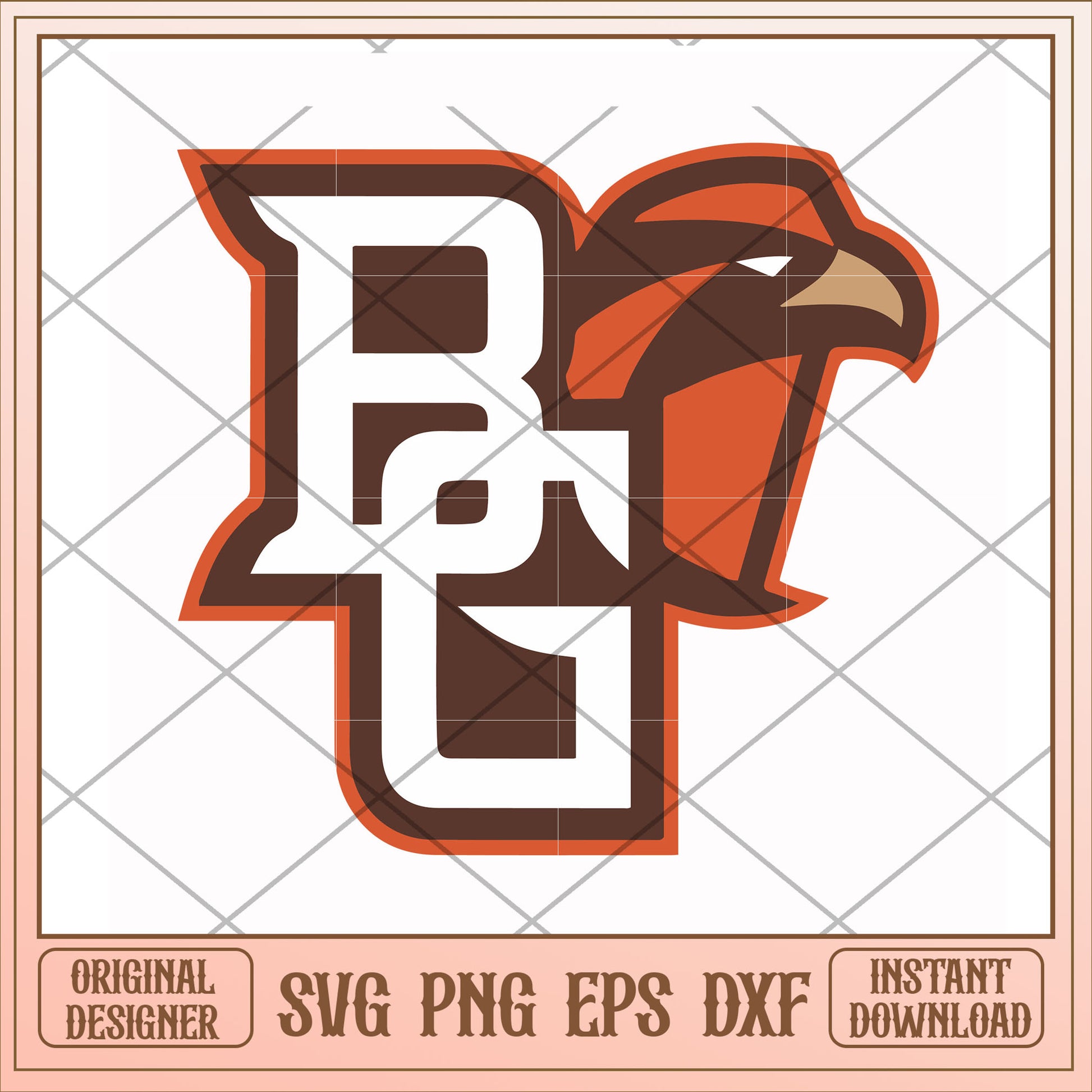 Bowling Green Falcons logo design svg, logo designsvg, ncaa svg