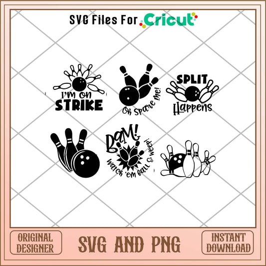 Bowling svg bundle, sport activities svg bundle - Svgfileforcricut