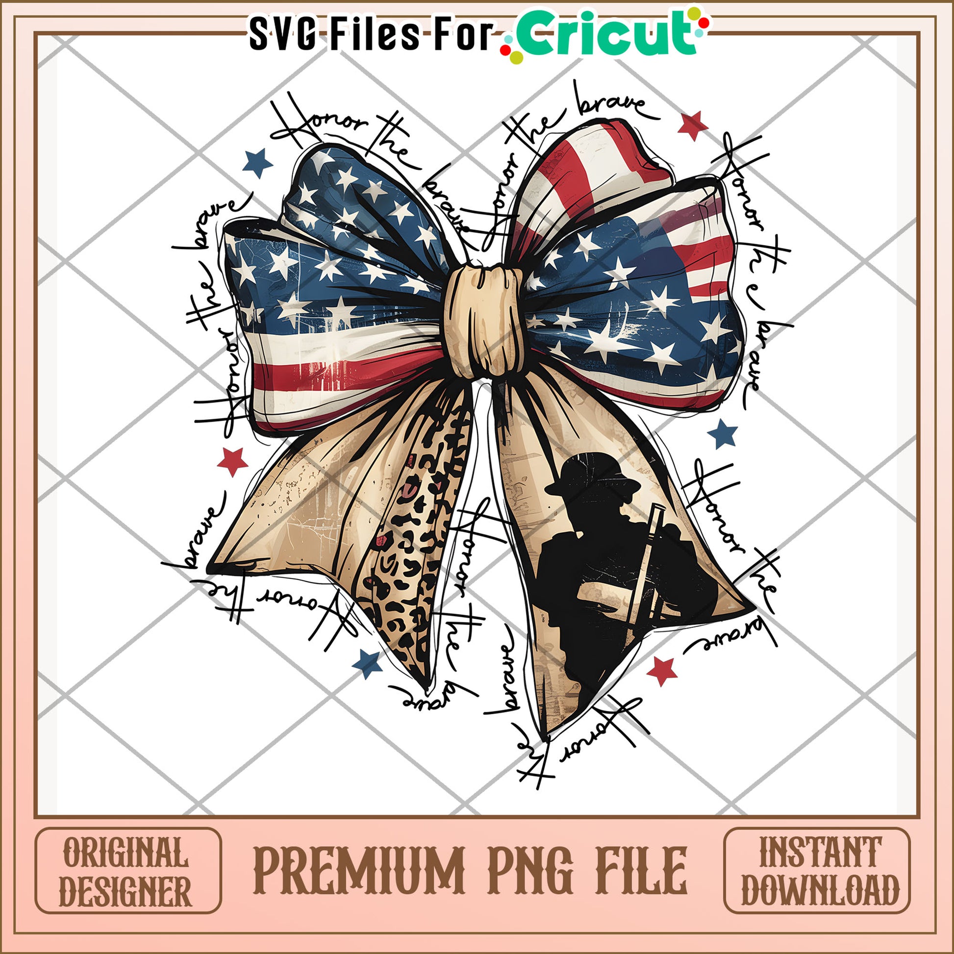 Bowtie and the army png, independence vibes png, patriotic theme png