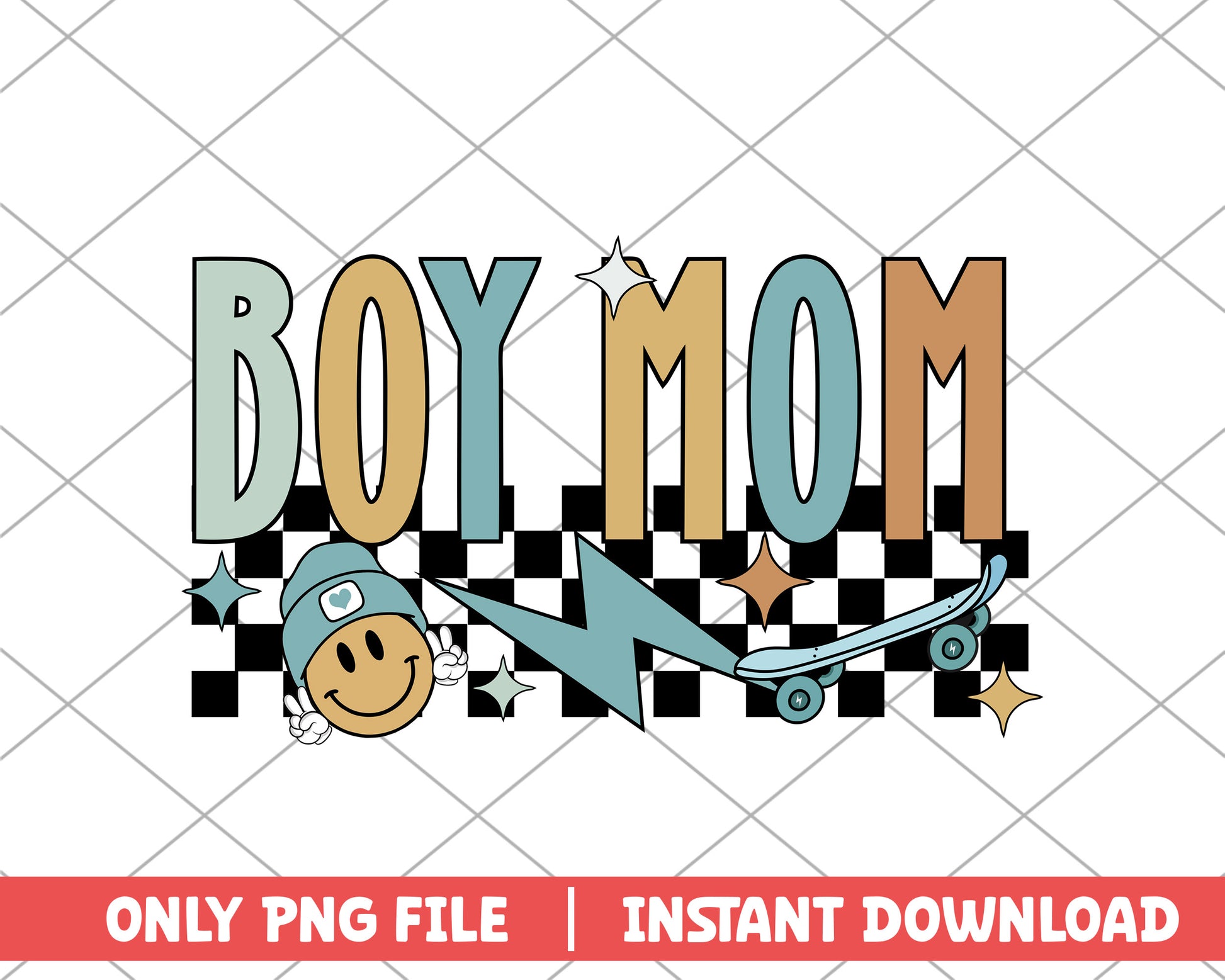 Boy mom mothers day png