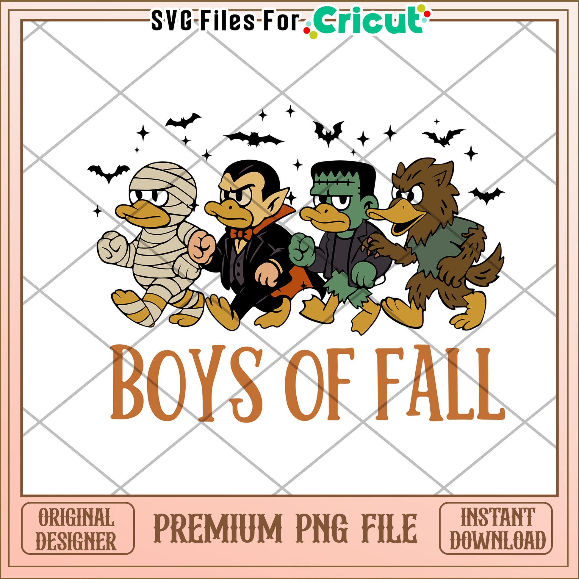 Boys of fall png, halloween design png, horror halloween png