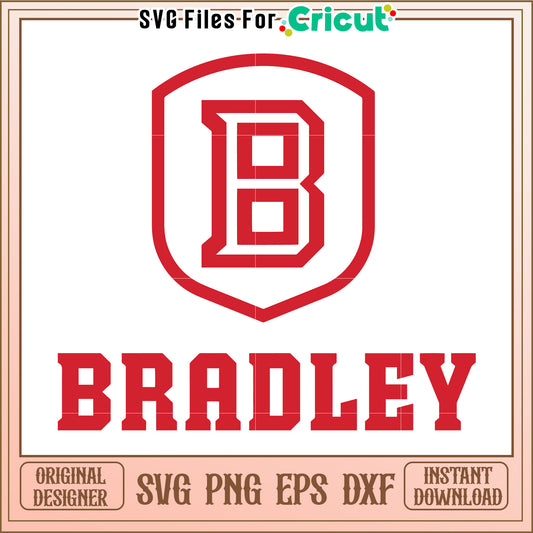 Bradley Logo SVG Design for Cricut, Perfect for Custom Projects and Crafts