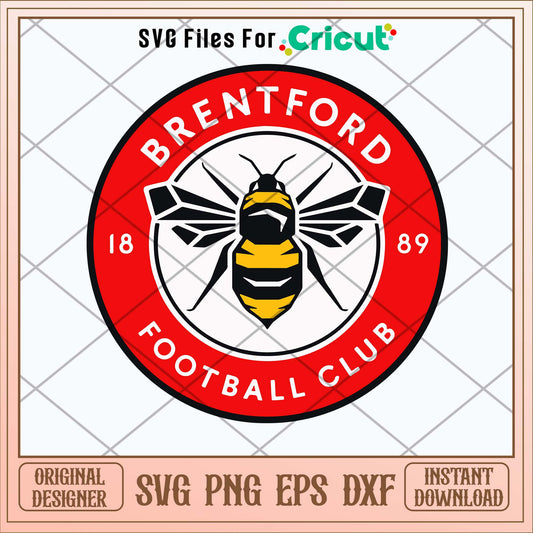 Brentford 1889 Football Club Svg-Svgfilesforcricut