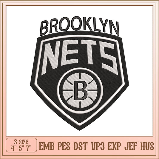 Brooklyn Nets Embroidery Design