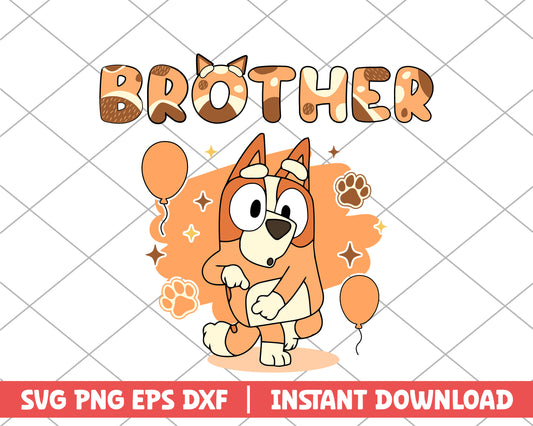 Brother Bingo cartoon svg