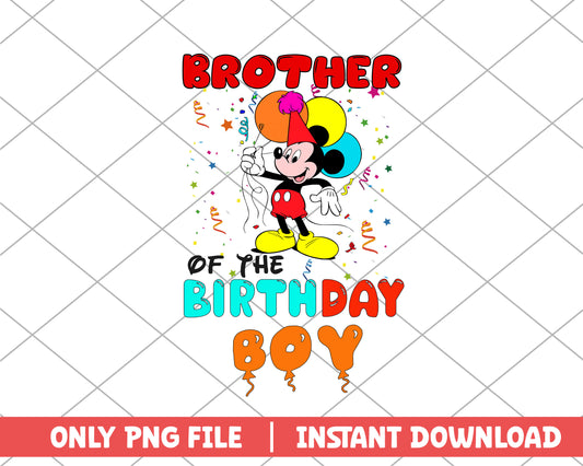 Brother of the birthday boy disney png