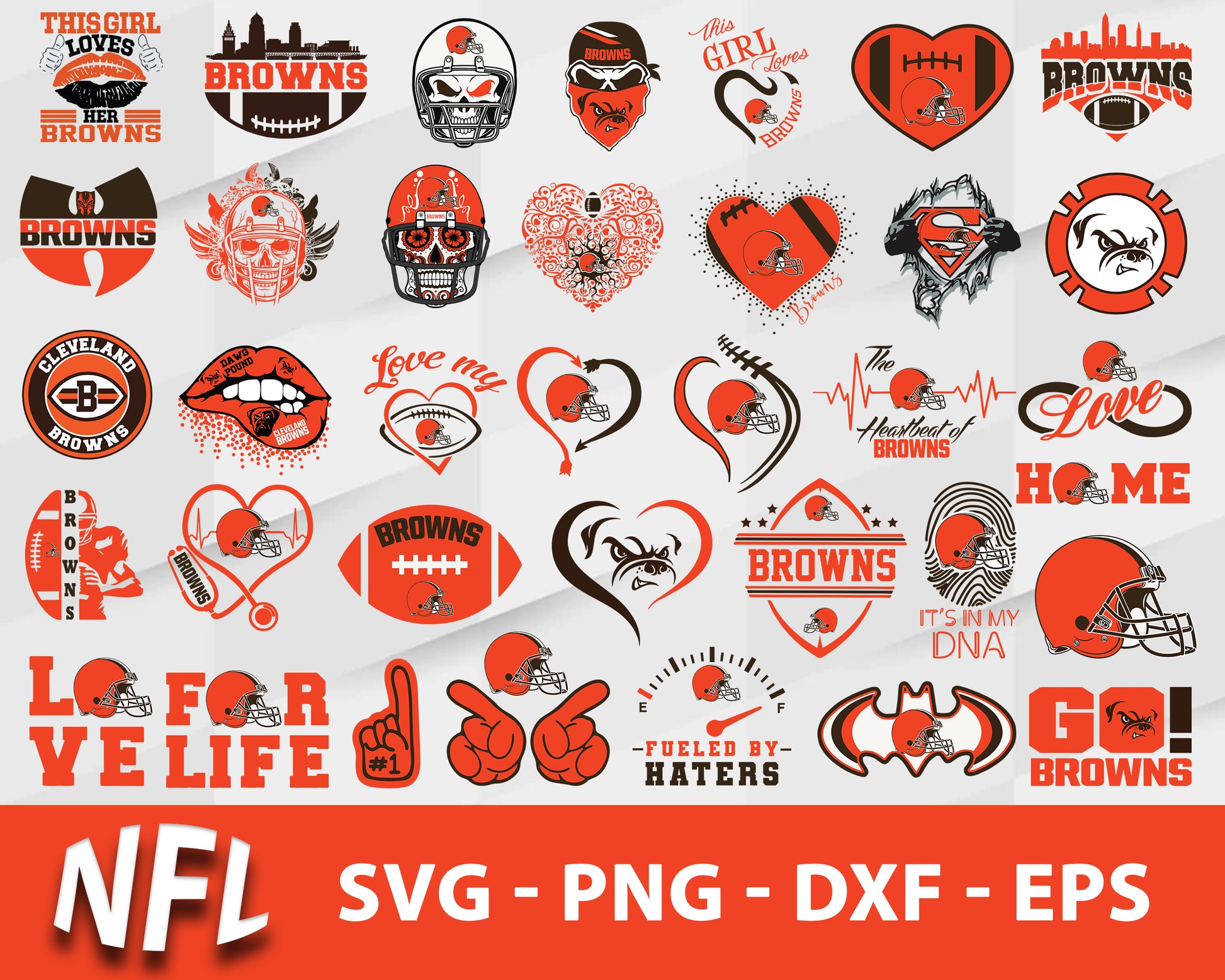 Cleveland browns logo bundle svg, cleveland browns football​ svg