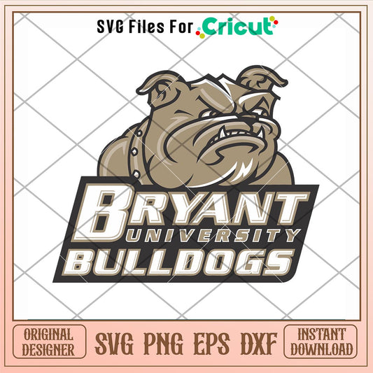 Bryant Bulldogs Logo Svg, Bryant Bulldogs Svg, NCAA Svg