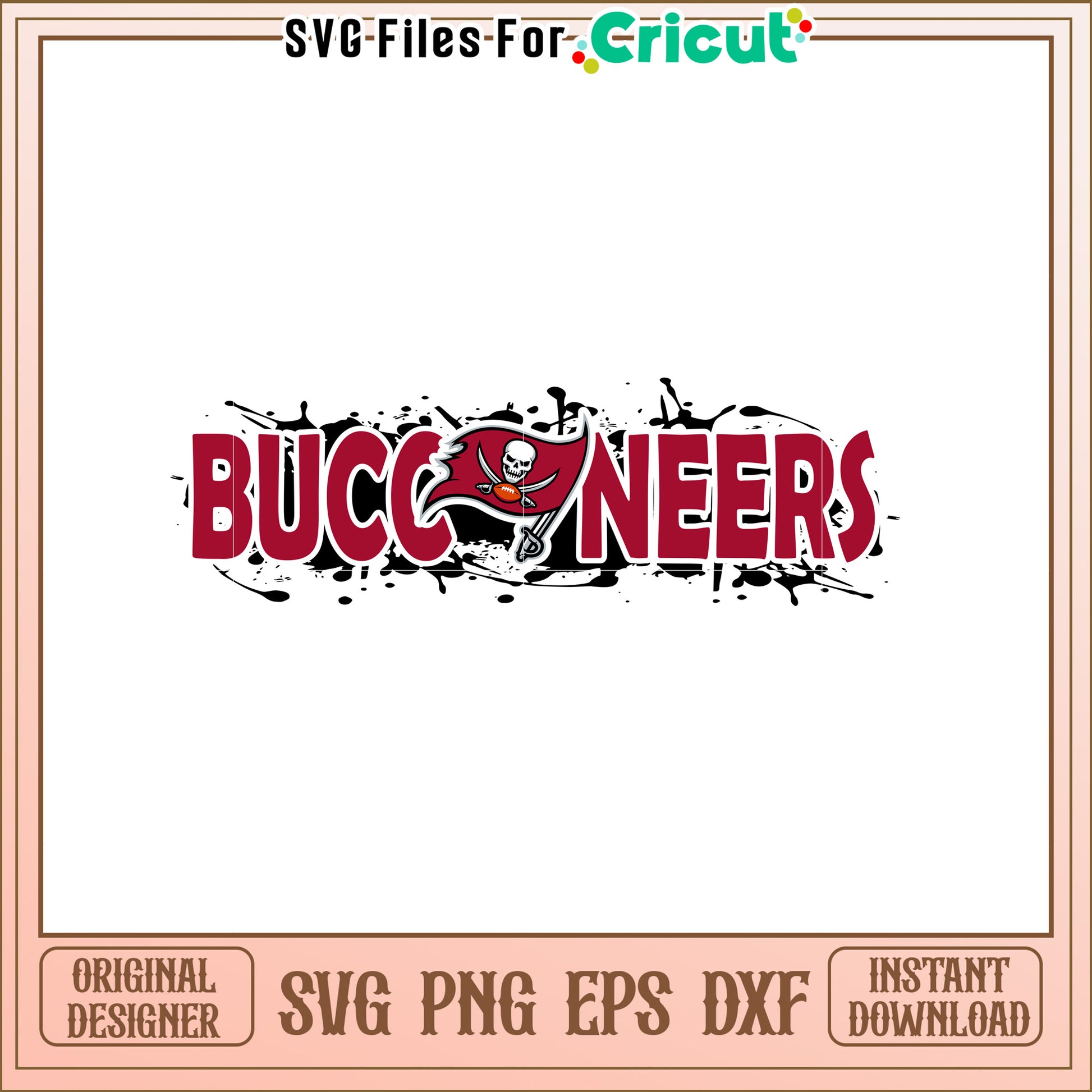 Buccaneers SVG Design for Fans and Crafts Projects