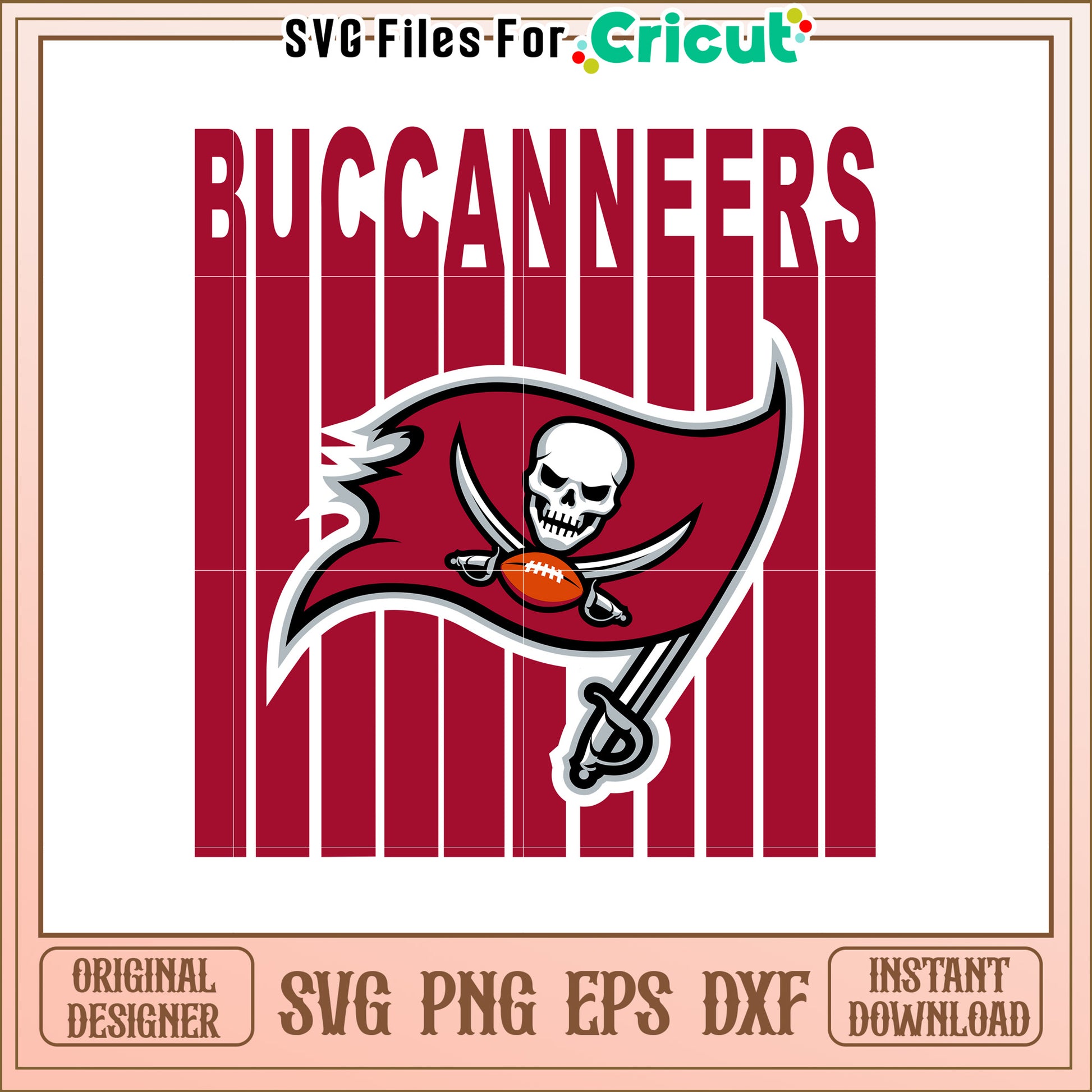 Buccaneers SVG Design for Football Fans and Crafters