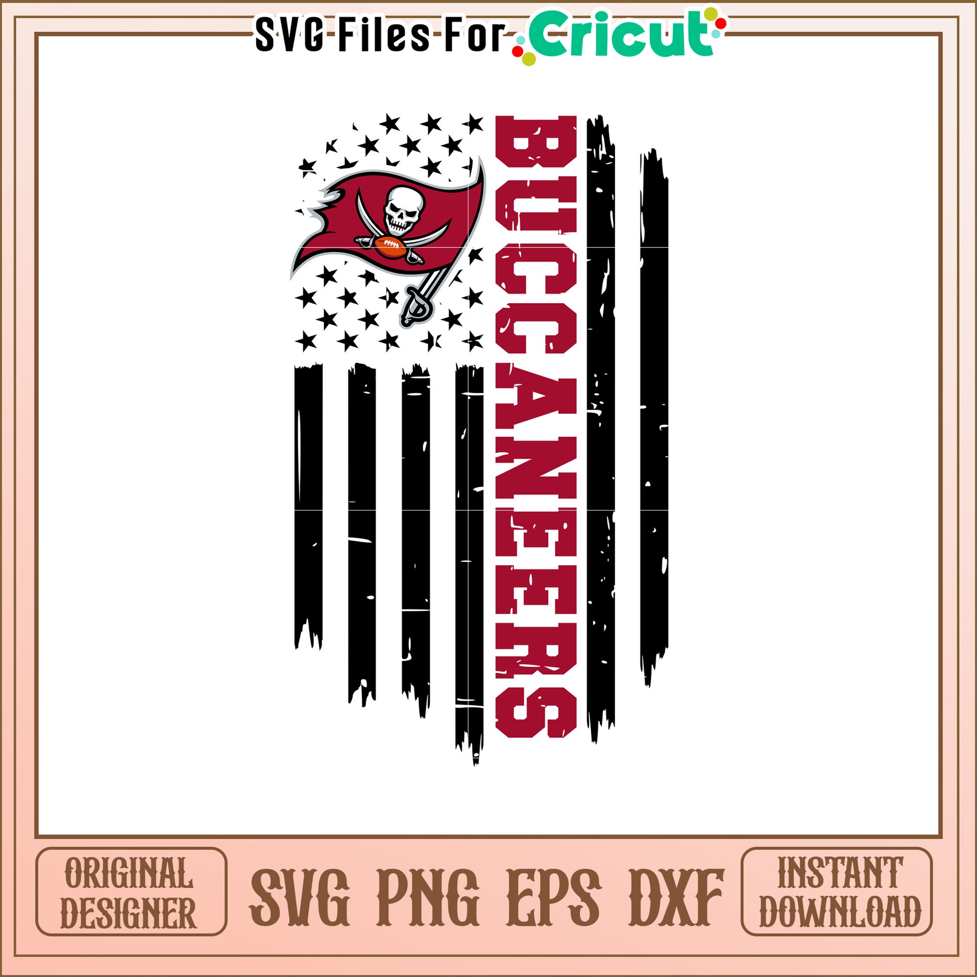 Buccaneers Team Logo SVG Design for Fans