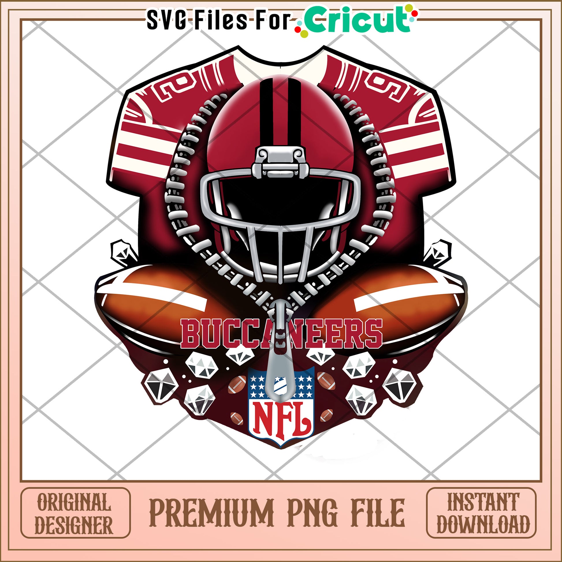 Buccaneers football helmet design, premium PNG for instant download