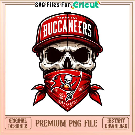 Buccaneers team skull bandana png, Tampa Bay Buccaneers png, NFL png