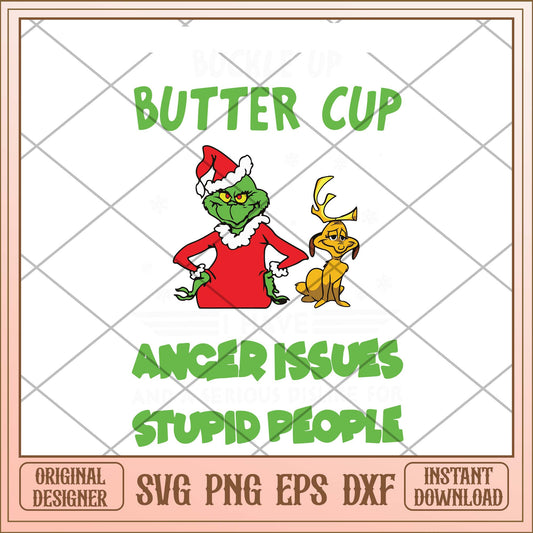 Buckle up better cup i have anger issues, Christmas Grinch quotes svg bundle