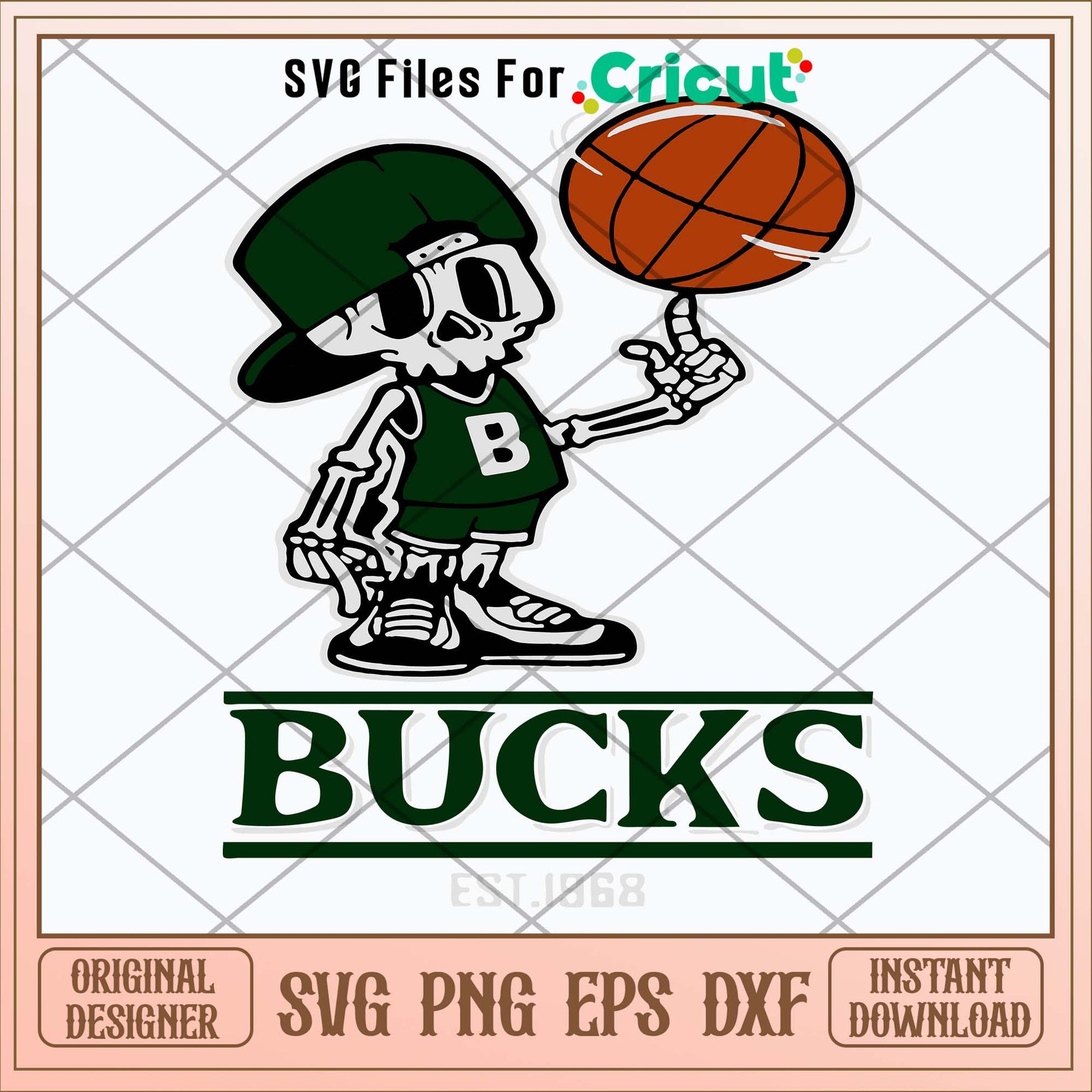 Bucks Basketball Svg-Svgfilesforcricut