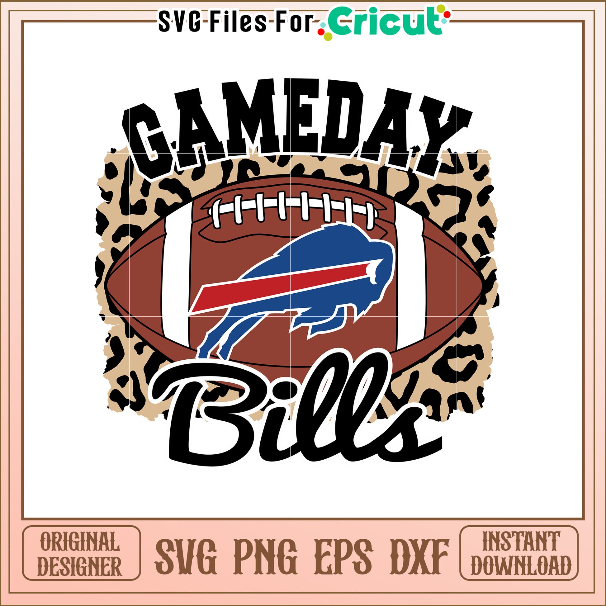 Buffalo Bills Gameday SVG Design
