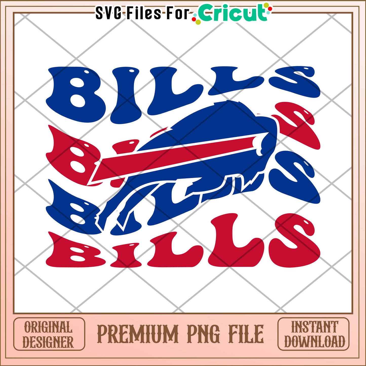 Buffalo Bills Logo Design, Perfect for Cricut Projects