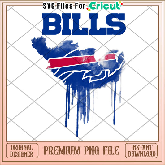 Buffalo Bills PNG file for Cricut, perfect for sports crafts and designs