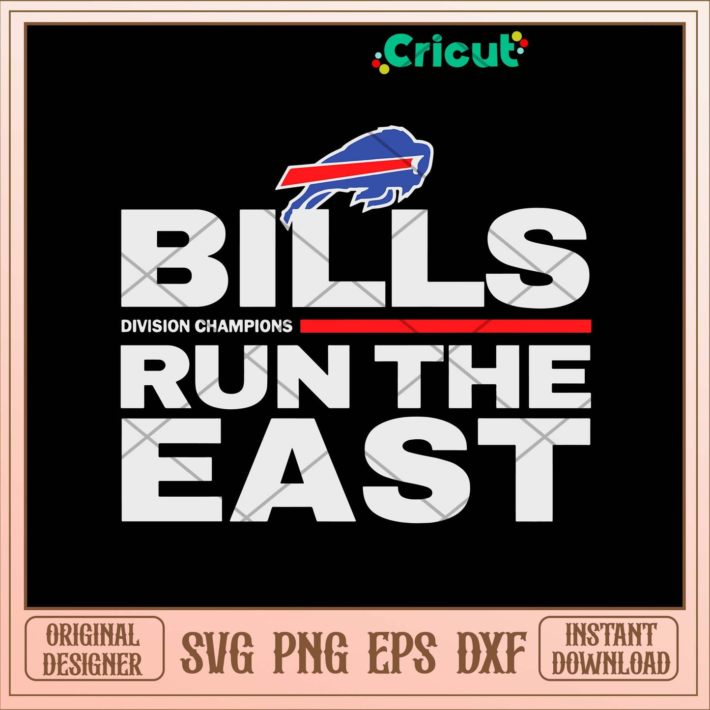 Buffalo Bills Run The East Svg-Svgfilesforcricut