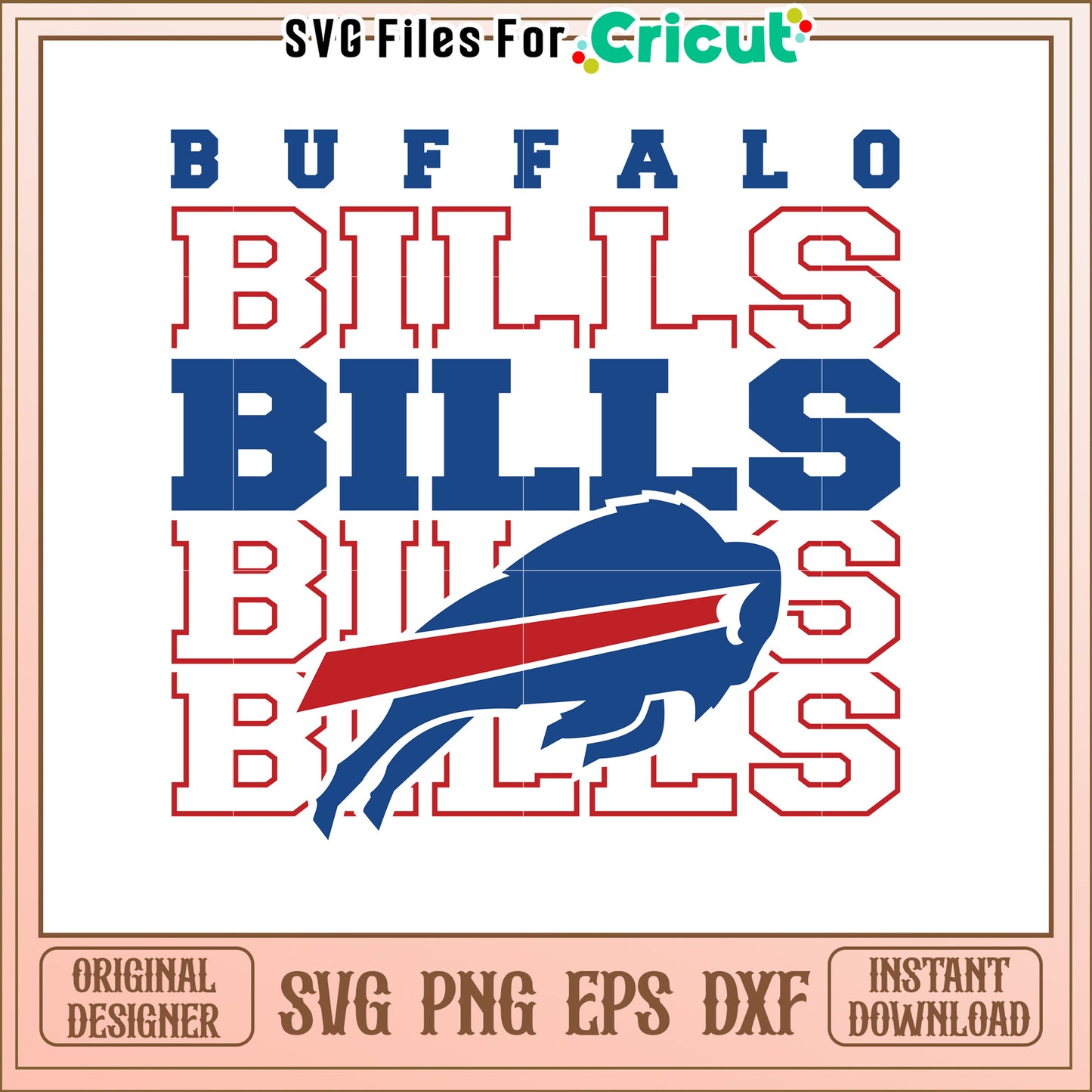 Buffalo Bills SVG Design