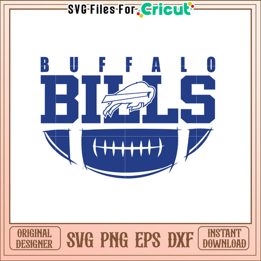 Buffalo Bills SVG Design for Football Fans and Crafts