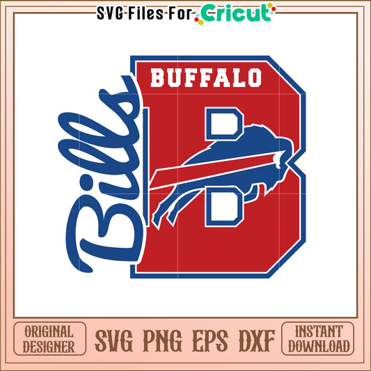 Buffalo Bills SVG Design for Sports Fans Decor