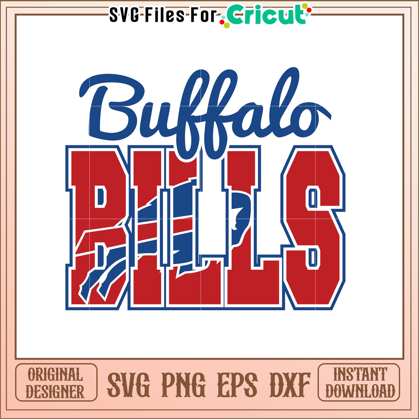 Buffalo Bills SVG Design for Sports Fans and Crafters