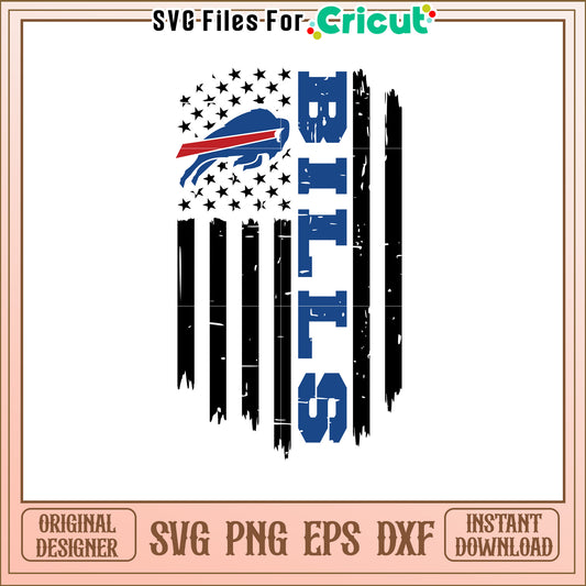 Buffalo Bills SVG Graphic Design for Fans and Crafts