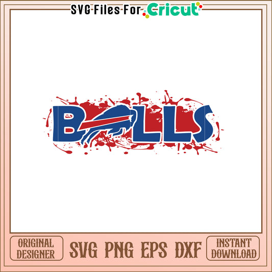 Buffalo Football SVG Design Fun Graphic Art Print