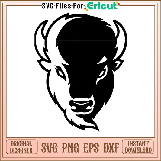 Buffalo Silhouette SVG File for Cricut, Ideal for Crafting Projects