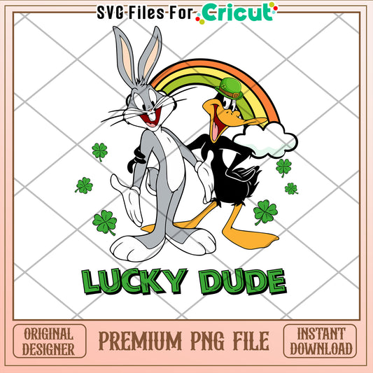 Bugs Bunny Daffy Duck St Patricks PNG