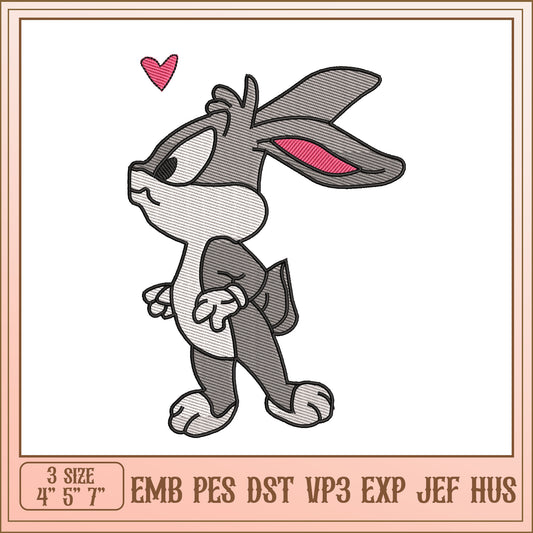 Bugs Bunny Embroidery Design