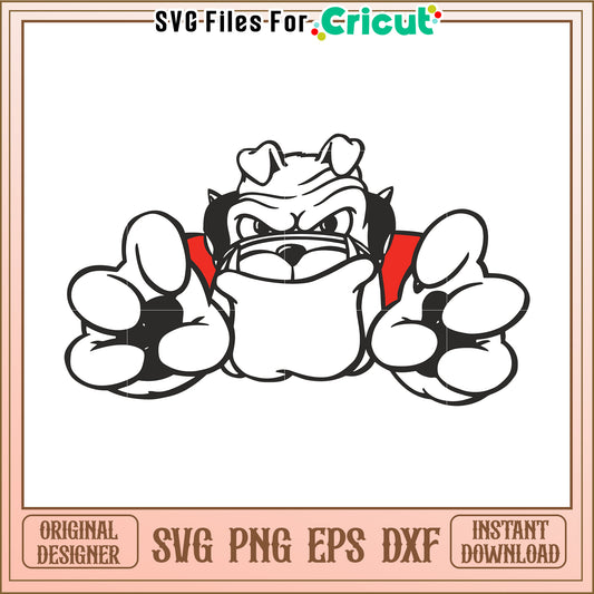 Bulldog Graphic SVG for Cricut Projects, High-Quality Download for Crafters